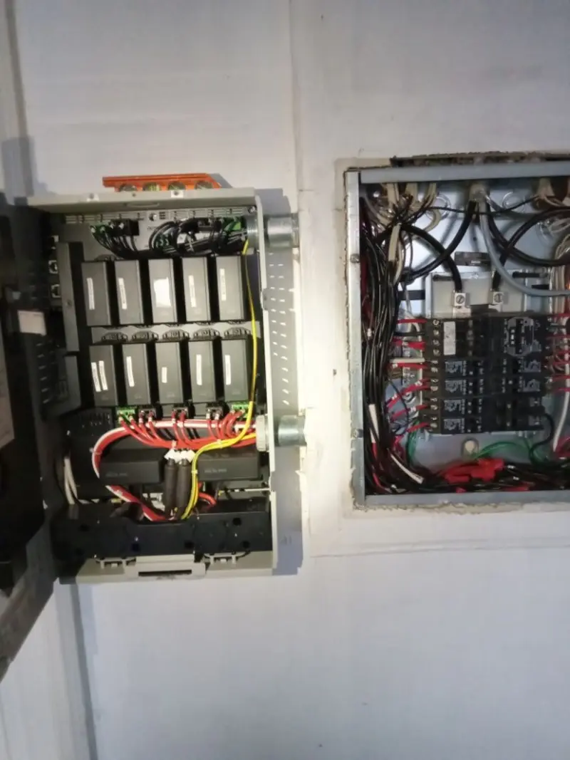 Electrical panel upgrade completed for Security Camera Wiring in Pinetop-Lakeside